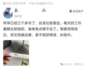 怀孕三个月，工作压力较大，身体有点撑不住了，想跟领导坦白，但怕被边缘。